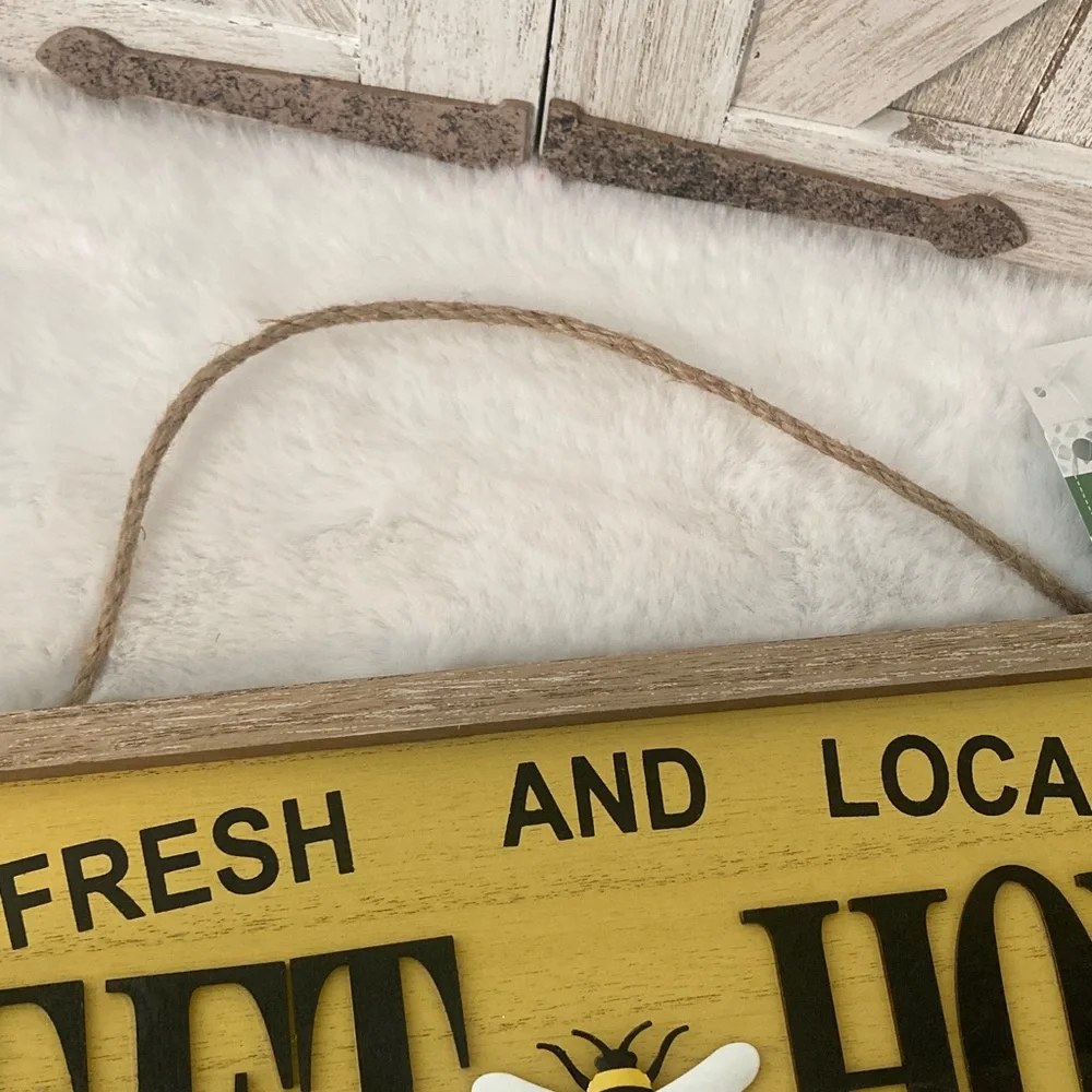 Yellow Sweet Honey Sign